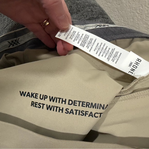 Rhone Commuter Pro Trouser Performance Stretch Flex 35x32 Khaki Golf Pants New - Picture 4 of 6